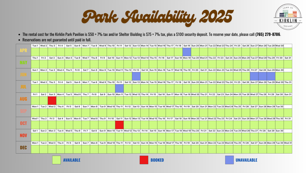 Park Bookings