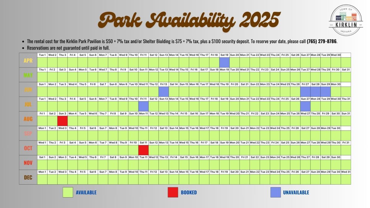 Park Bookings